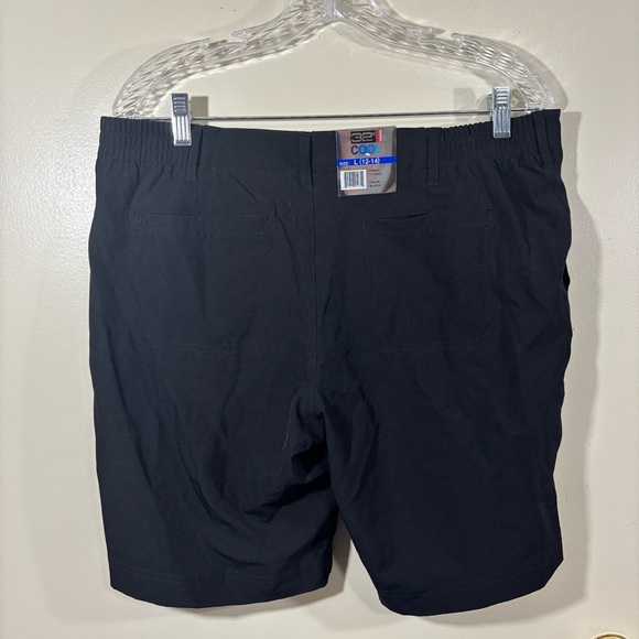 32 Degrees Ladie’s Black Cargo Shorts Size L NEW - Picture 4 of 5